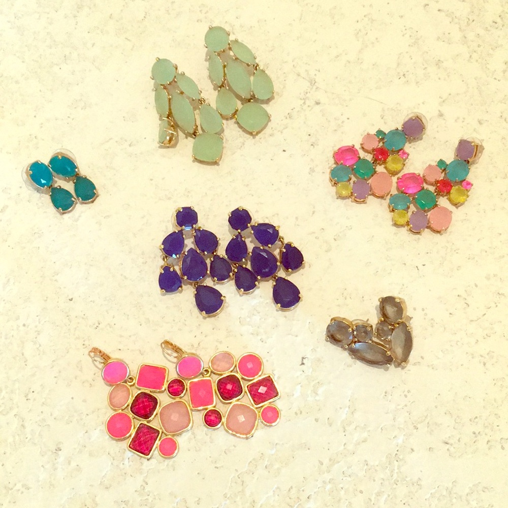 Collection of Kate Spade earrings